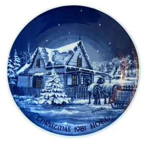 SORRINA Christmas Plate 1981 Gingerbread House Kitchener Collectible Gift Idea